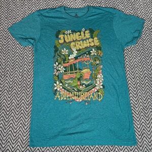Disney Teal Jungle Cruise Adventureland Graphic T-Shirt